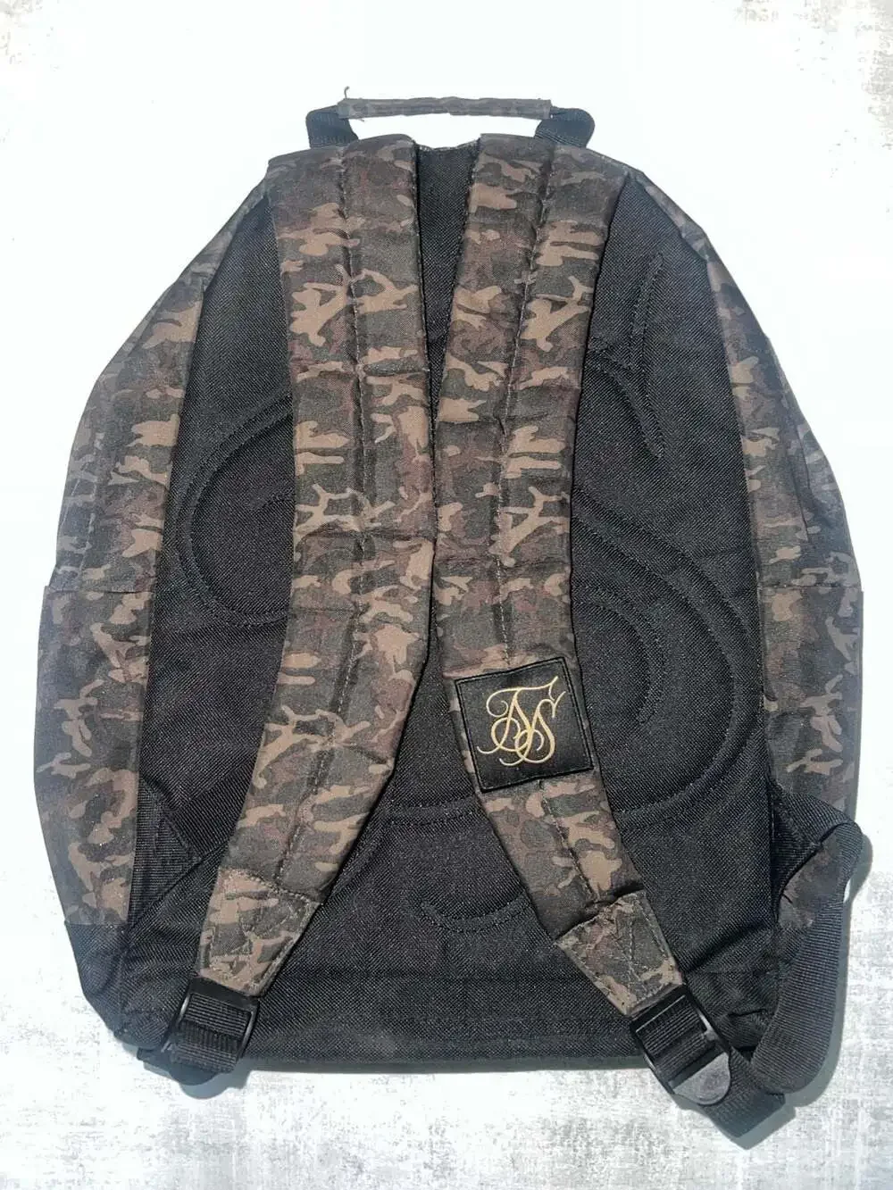 SikSilk Camo Print Unisex Everyday Backpack with Black Logo Detail